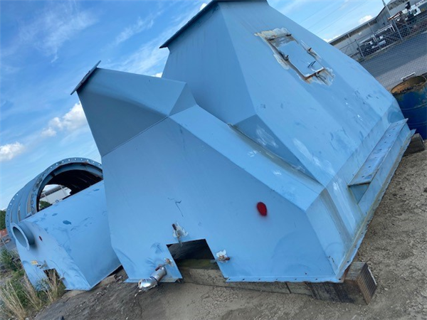 120" Long X 112" Wide Discharge Trommel Screen For Ball Mill)